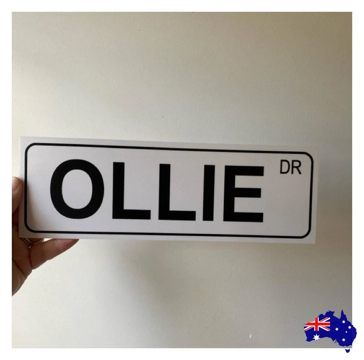 Street Grey Custom Personalised Sign - The Renmy Store Homewares & Gifts