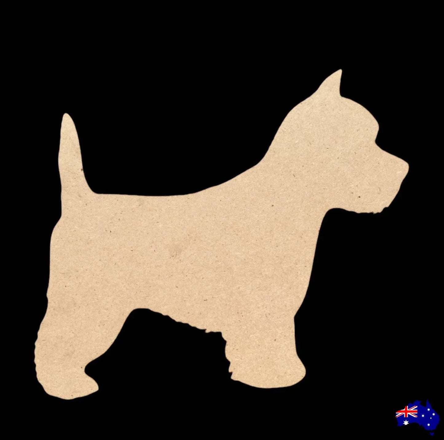 Dog West Highland Terrier Wooden MDF Acrylic Metal Steel Laser Cut Shape - The Renmy Store Homewares & Gifts