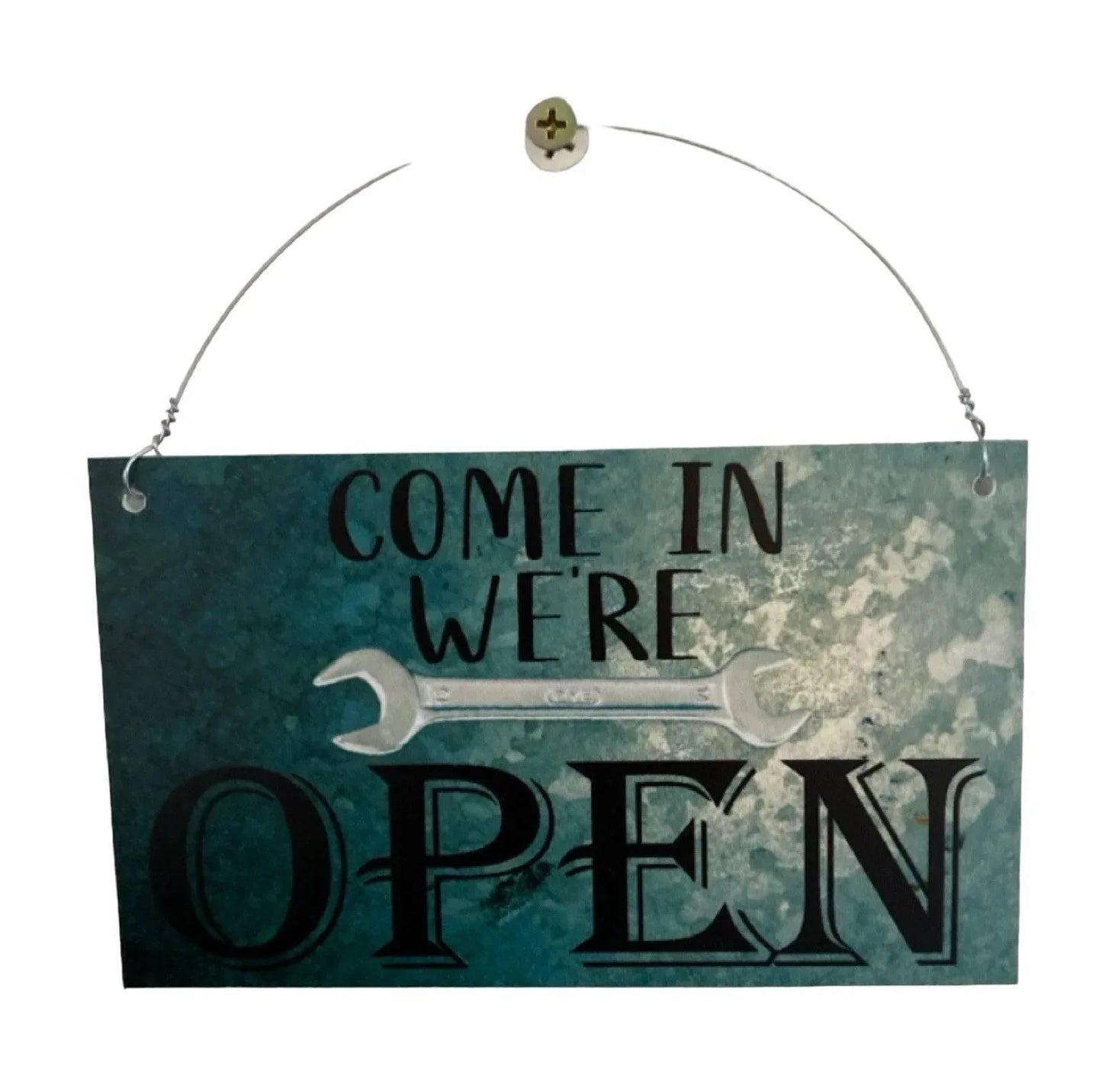 Open Closed Mechanic Tool Shop Hanging Sign - The Renmy Store Homewares & Gifts
