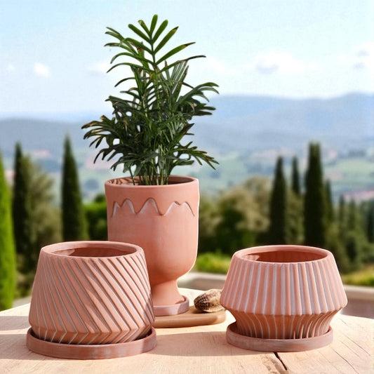 Planter Pot Garden Terracotta Pottery Clay Range