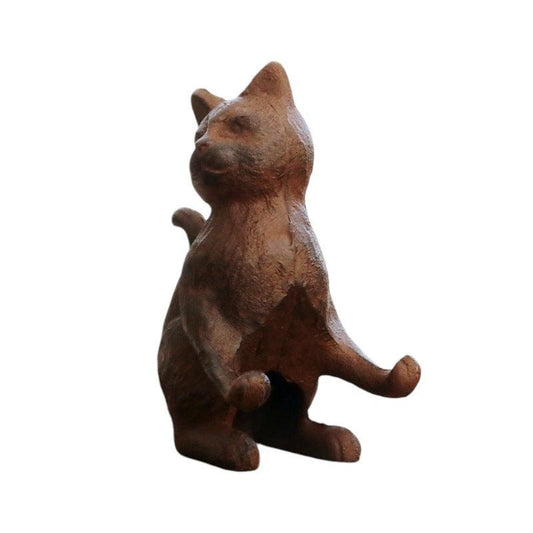 Phone Holder Cast Iron Cat Ornament - The Renmy Store Homewares & Gifts