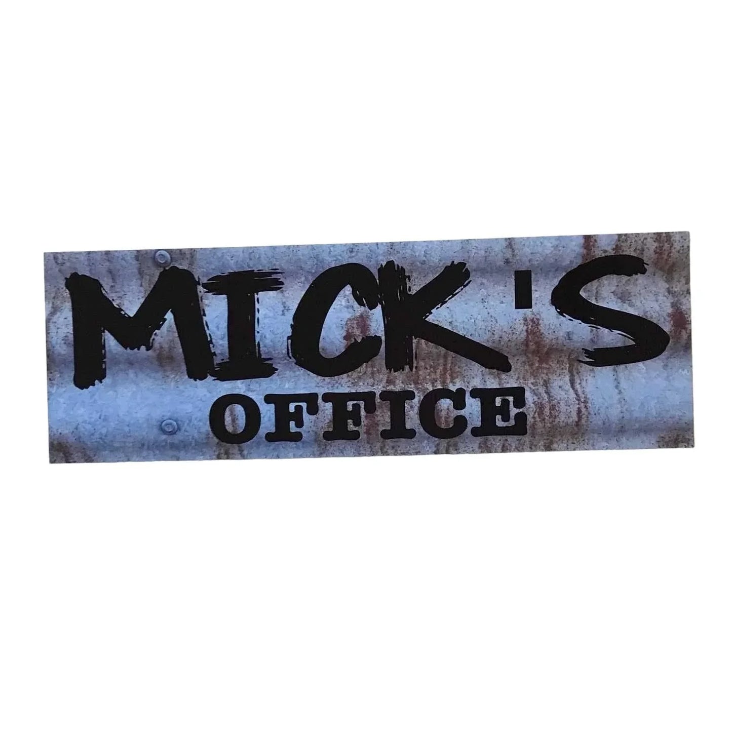 Office Door Custom Personalised Rustic Blue Sign - The Renmy Store Homewares & Gifts