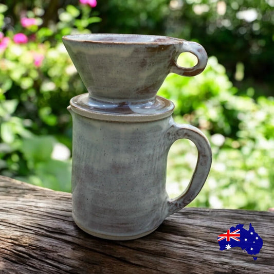 Drip Coffee Jug Pour Over Set Pottery Ceramic Aussie Made Limited Edition - The Renmy Store Homewares & Gifts