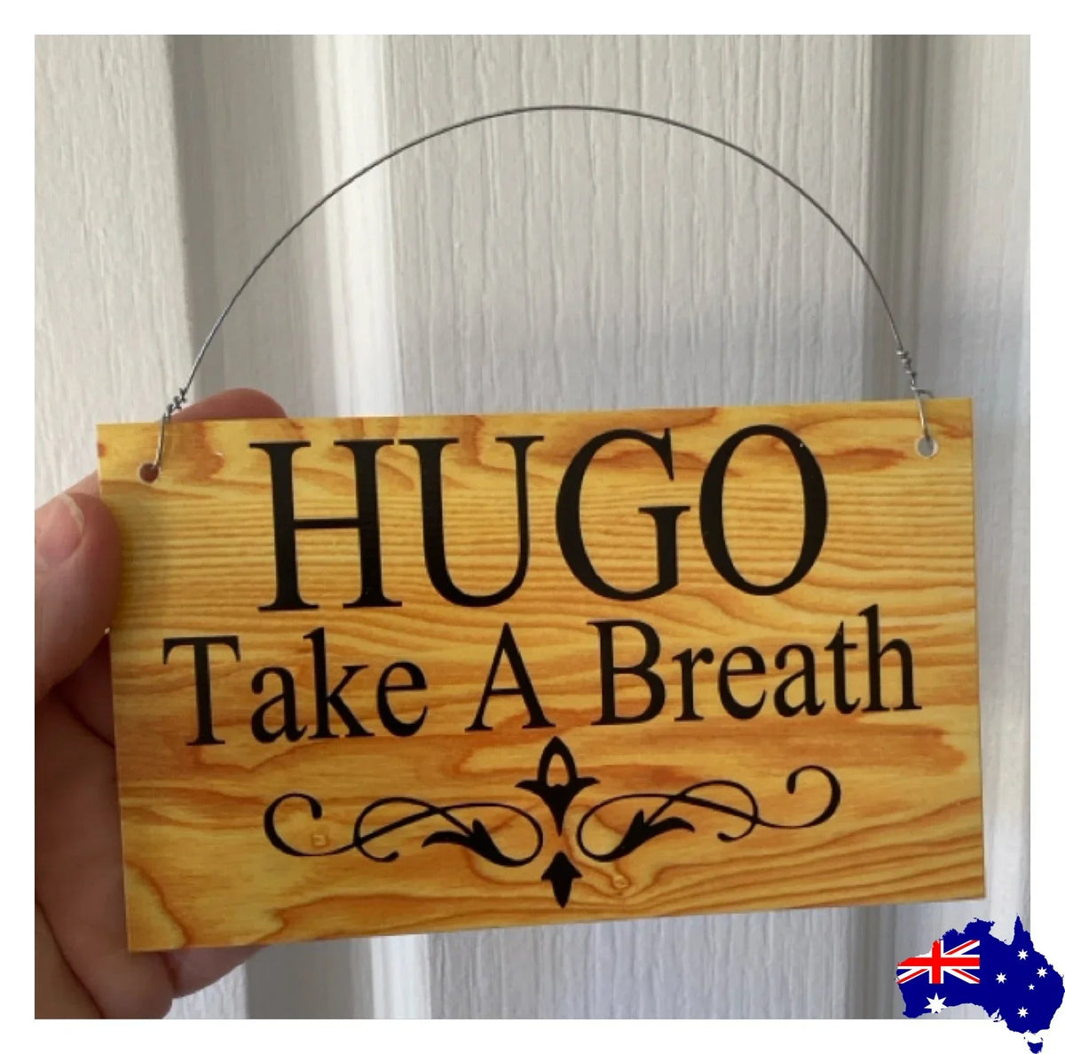 Timber Style Your Text Custom Wording Sign - The Renmy Store Homewares & Gifts