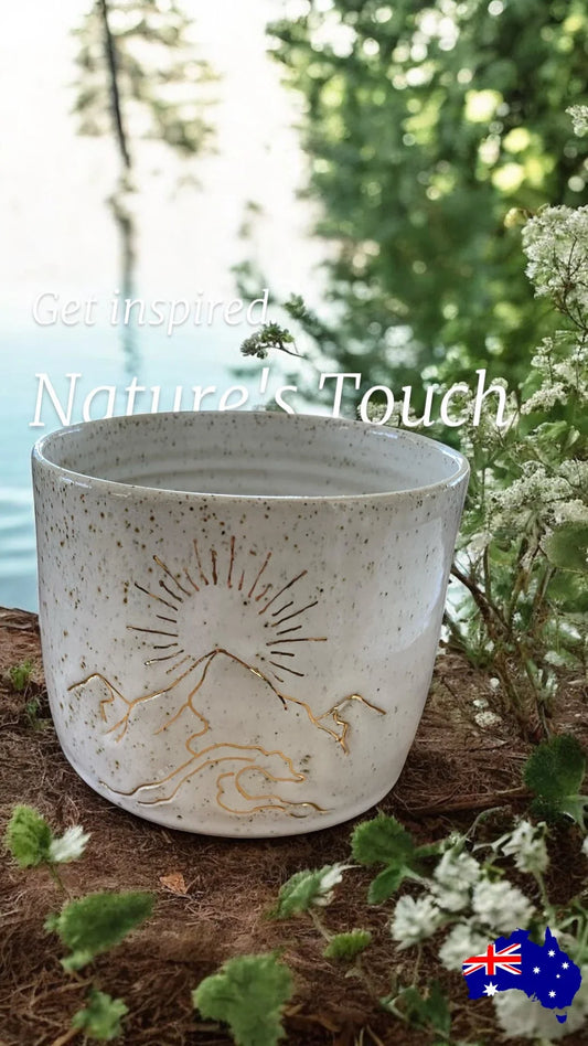 Mug Cup Mountain Pottery Ceramic Aussie Made
