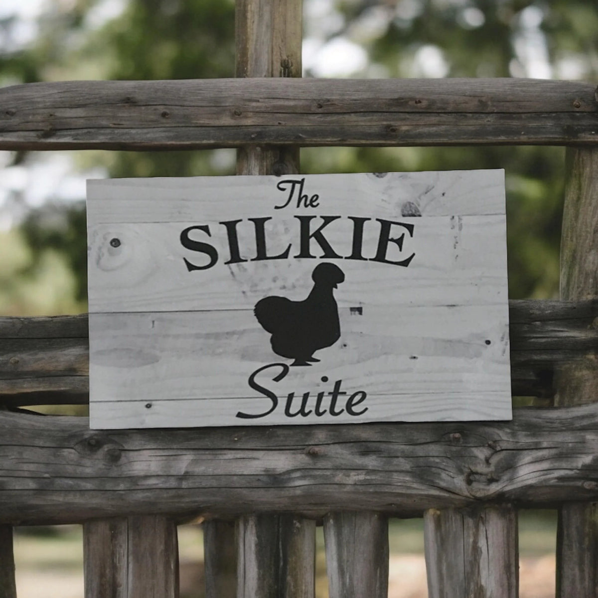 The Silkie Suite Grey Sign - The Renmy Store Homewares & Gifts
