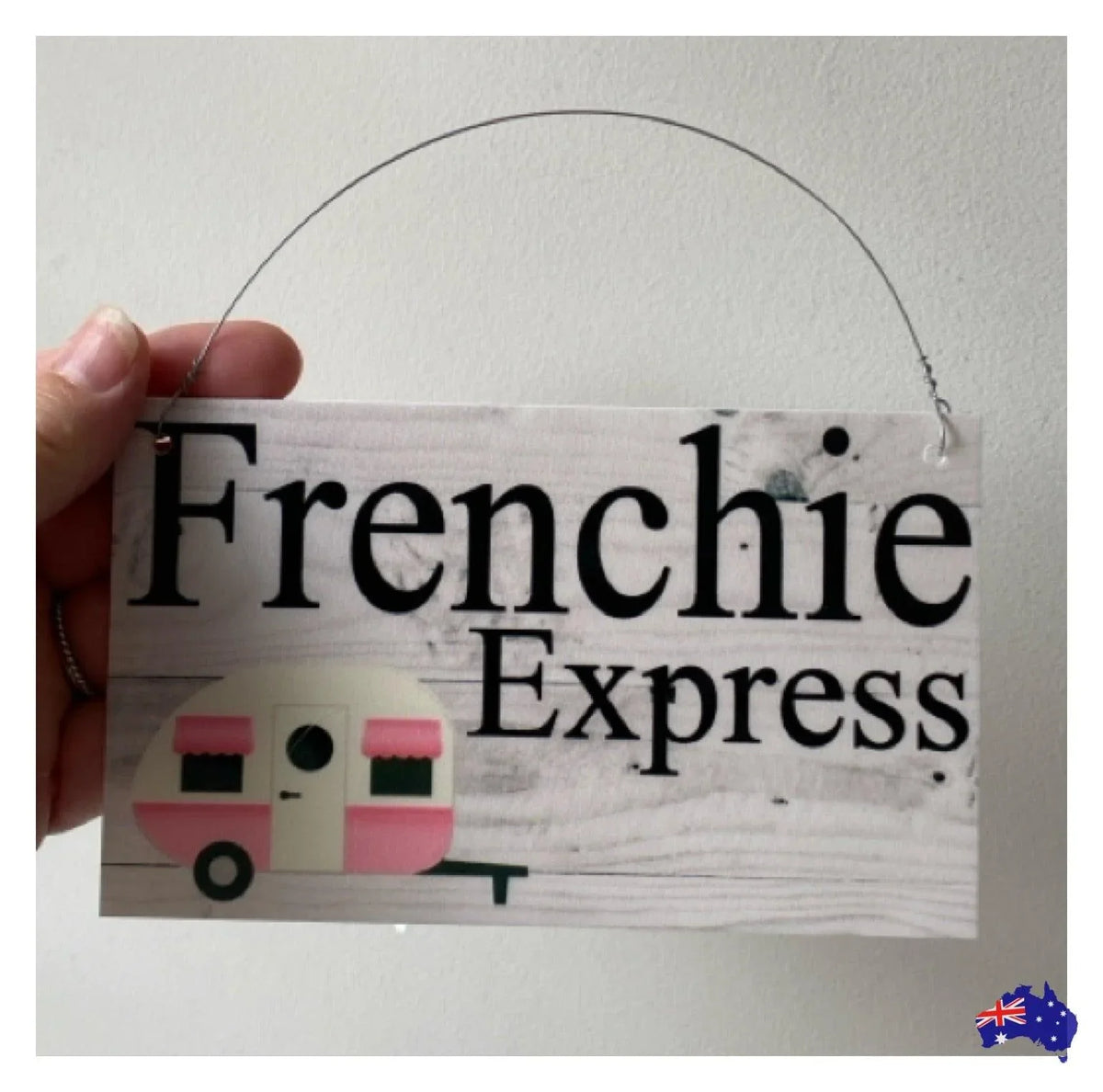 Caravan Vintage Chic Retro Custom Personalised Sign - The Renmy Store Homewares & Gifts