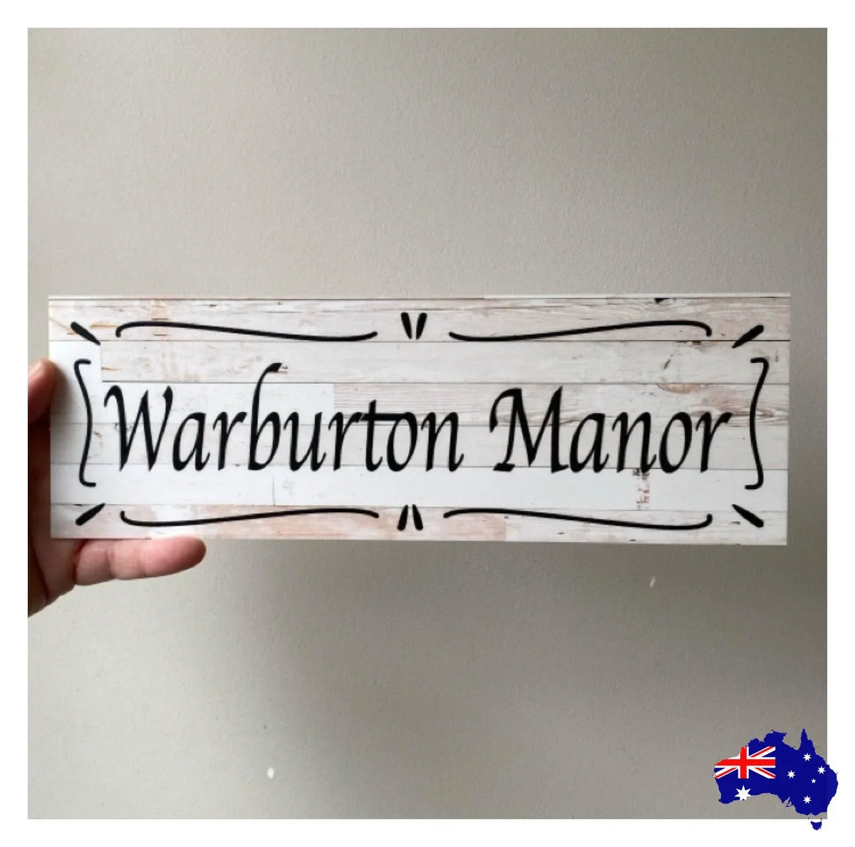 Cottage Custom Personalised Rustic Chic Sign - The Renmy Store Homewares & Gifts