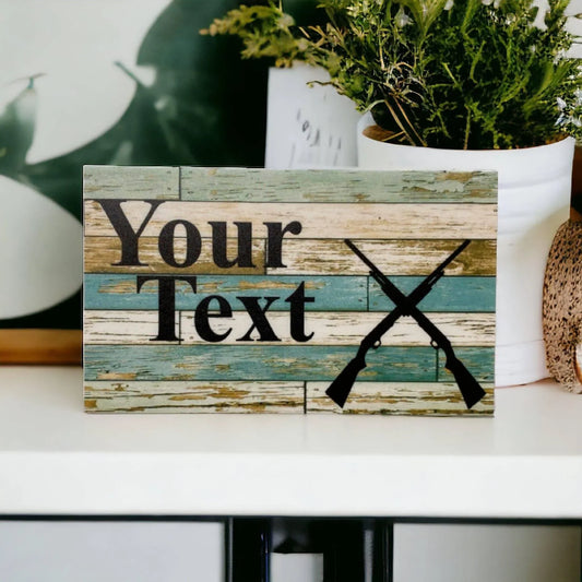 Hunting Hunt Country Custom Sign - The Renmy Store Homewares & Gifts