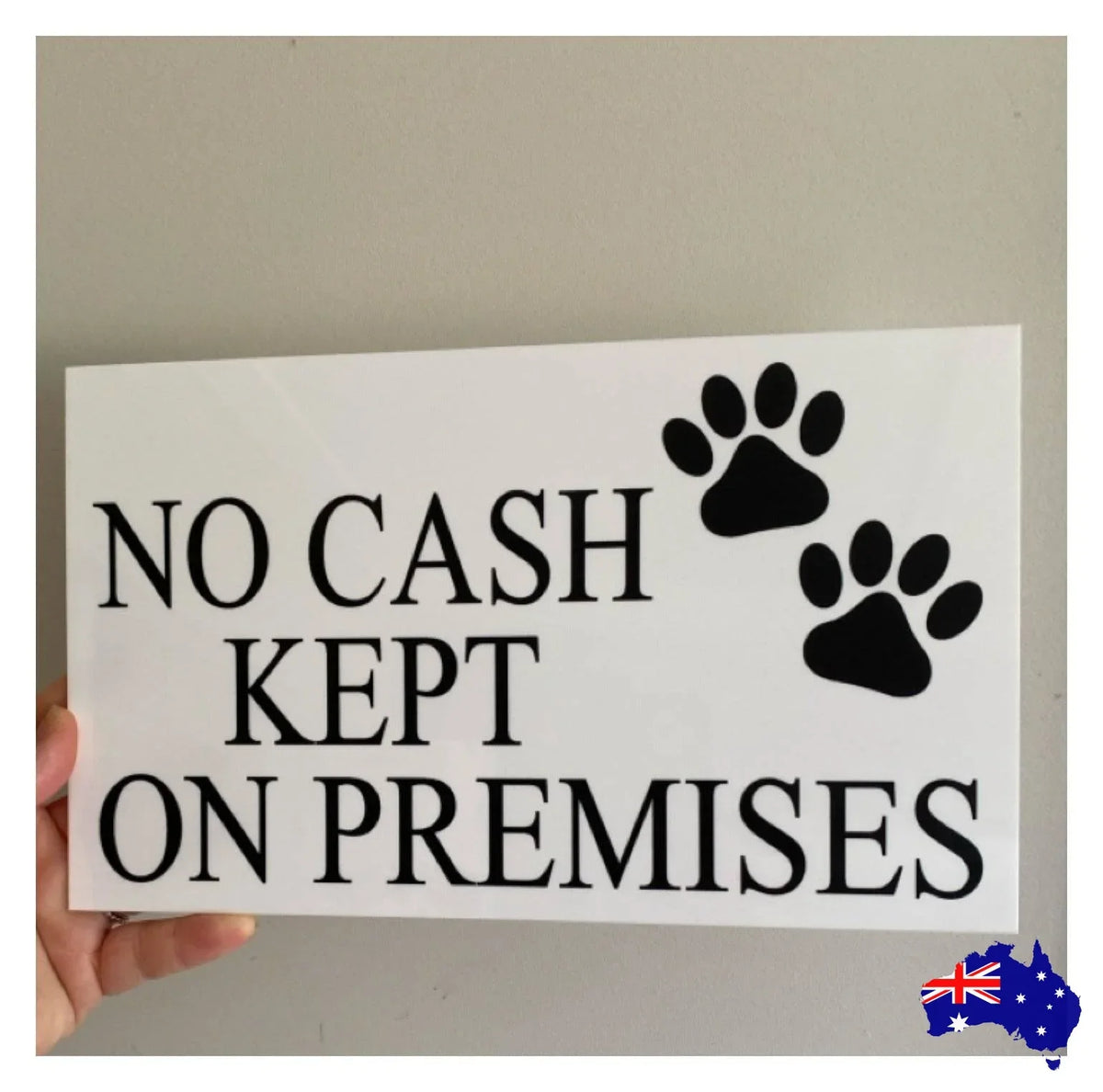 Dog Cat Pet Paw White Custom Sign - The Renmy Store Homewares & Gifts