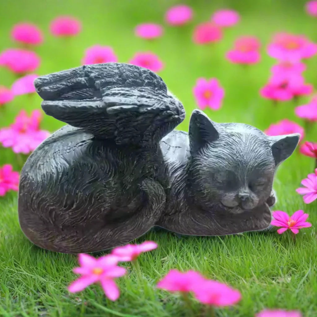 Memorial Angel Pet Dog Cat Grave - 12cm SMALL - The Renmy Store Homewares & Gifts