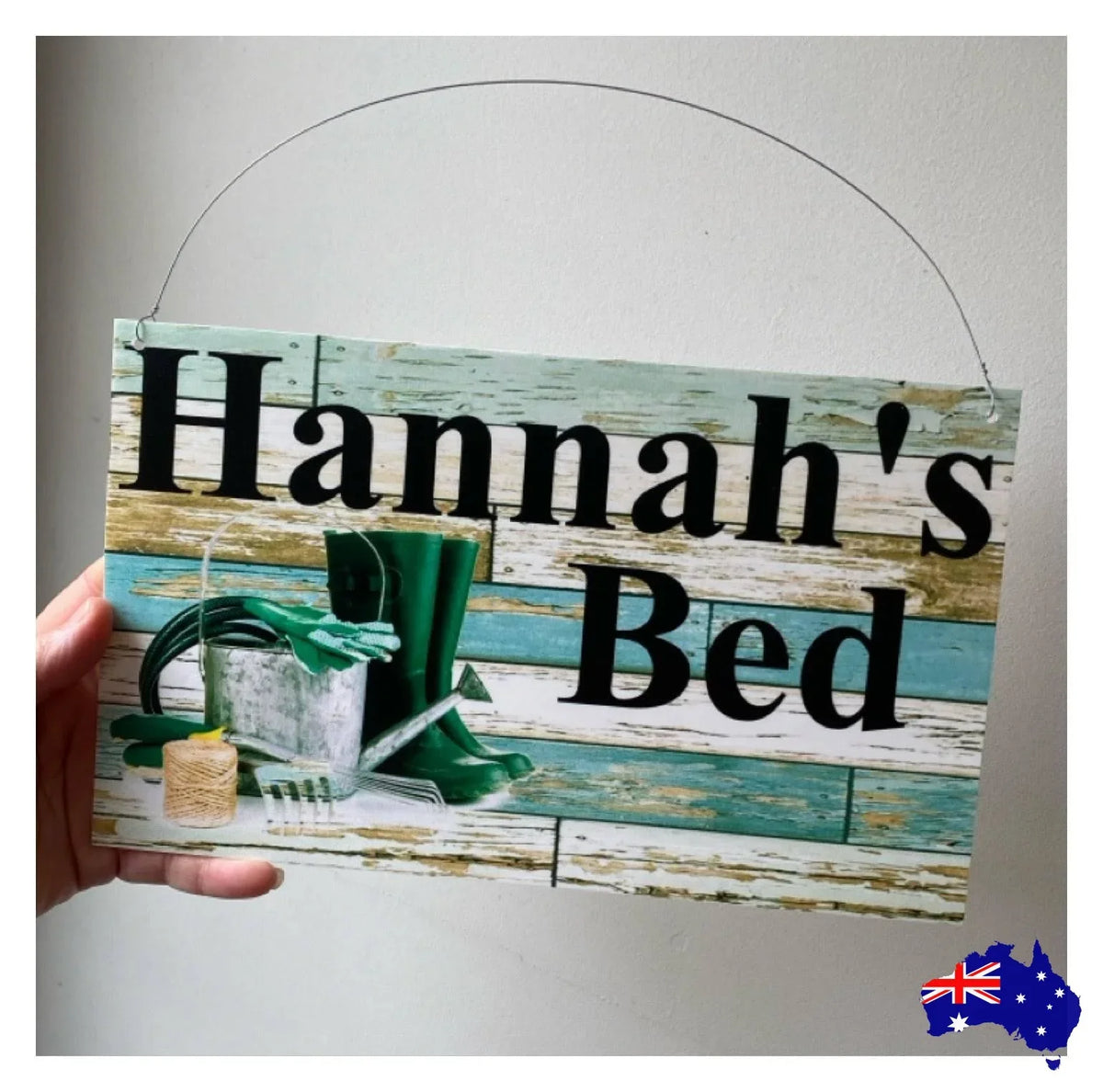 Garden Gardening Gardener Custom Personalised Sign - The Renmy Store Homewares & Gifts