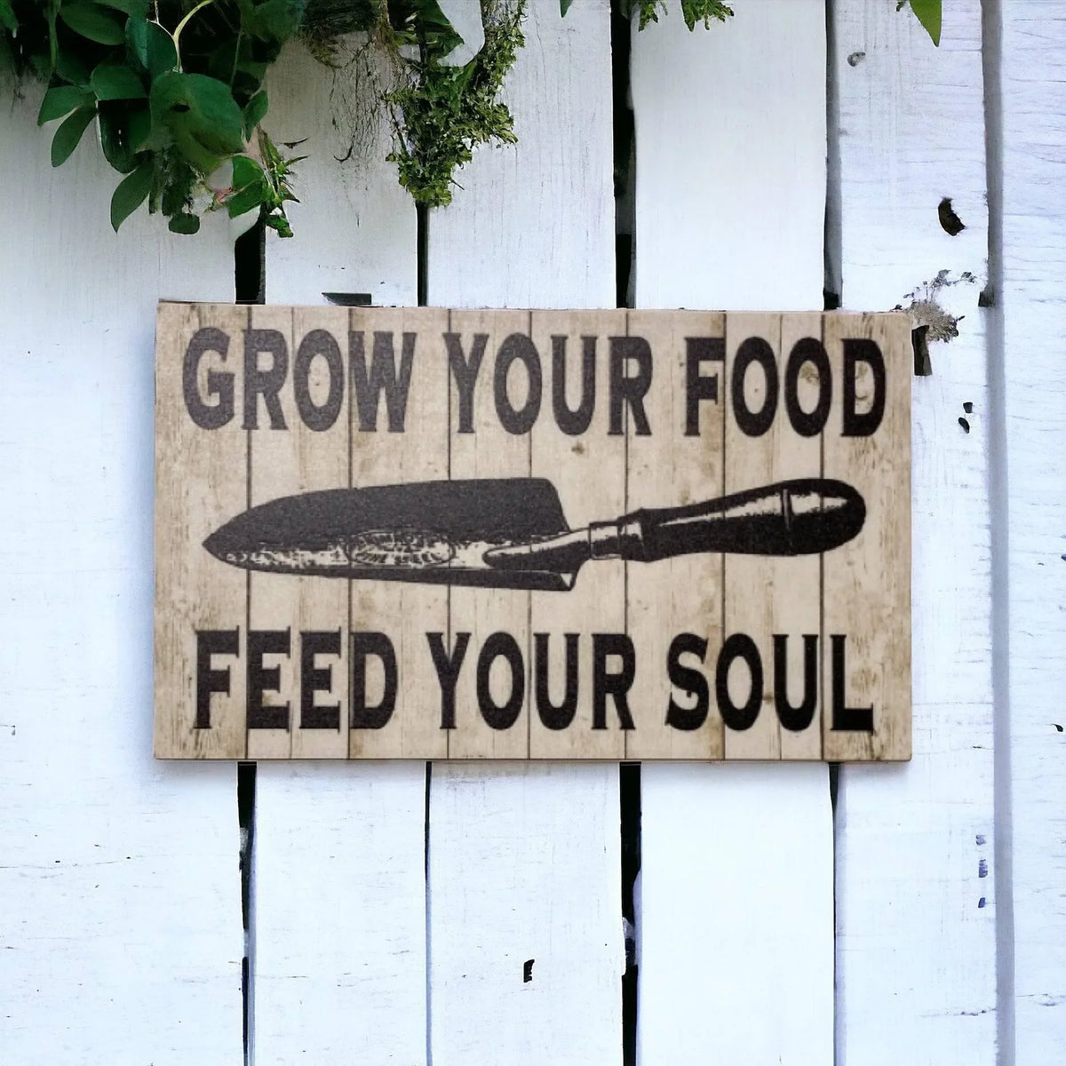 Grow Your Food Feed Your Soul Sign - The Renmy Store Homewares & Gifts