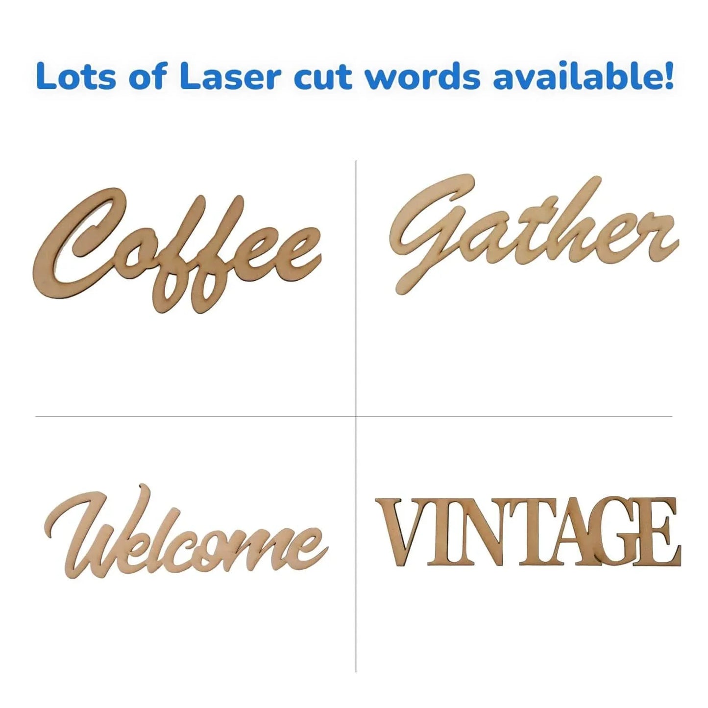 Summer Word Sign MDF DIY Wooden - The Renmy Store Homewares & Gifts