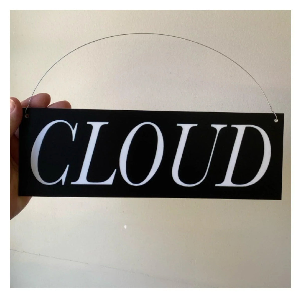 Black White Custom Personalised Outdoor Sign - The Renmy Store Homewares & Gifts