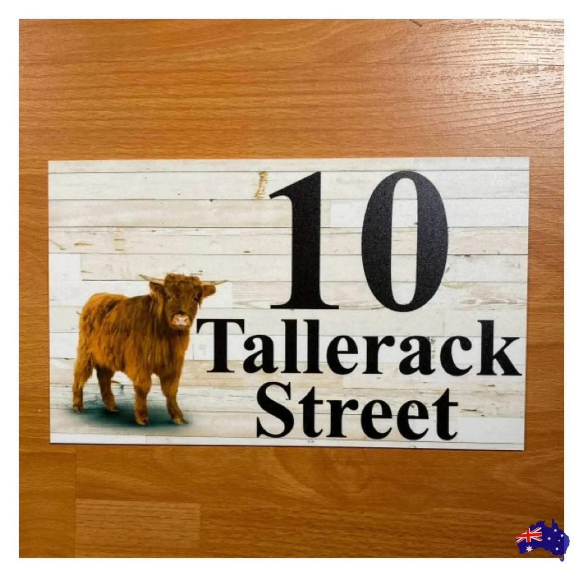 Cow Highland Country Custom Personalised Sign - The Renmy Store Homewares & Gifts