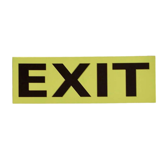Exit Yellow Sign - The Renmy Store Homewares & Gifts