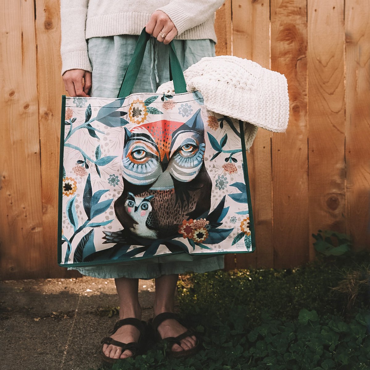 Owl Owlet Shopping Beach Bag - The Renmy Store Homewares & Gifts 
