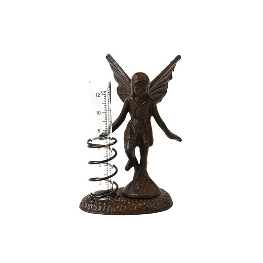 Rain Gauge Fairy Garden Cast Iron 12cm Kids Decor
