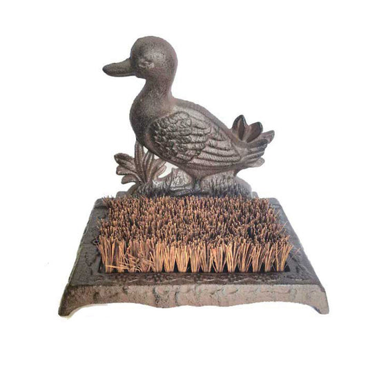 Cast Iron Duck Boot Brush - Farmhouse Boot Cleaner