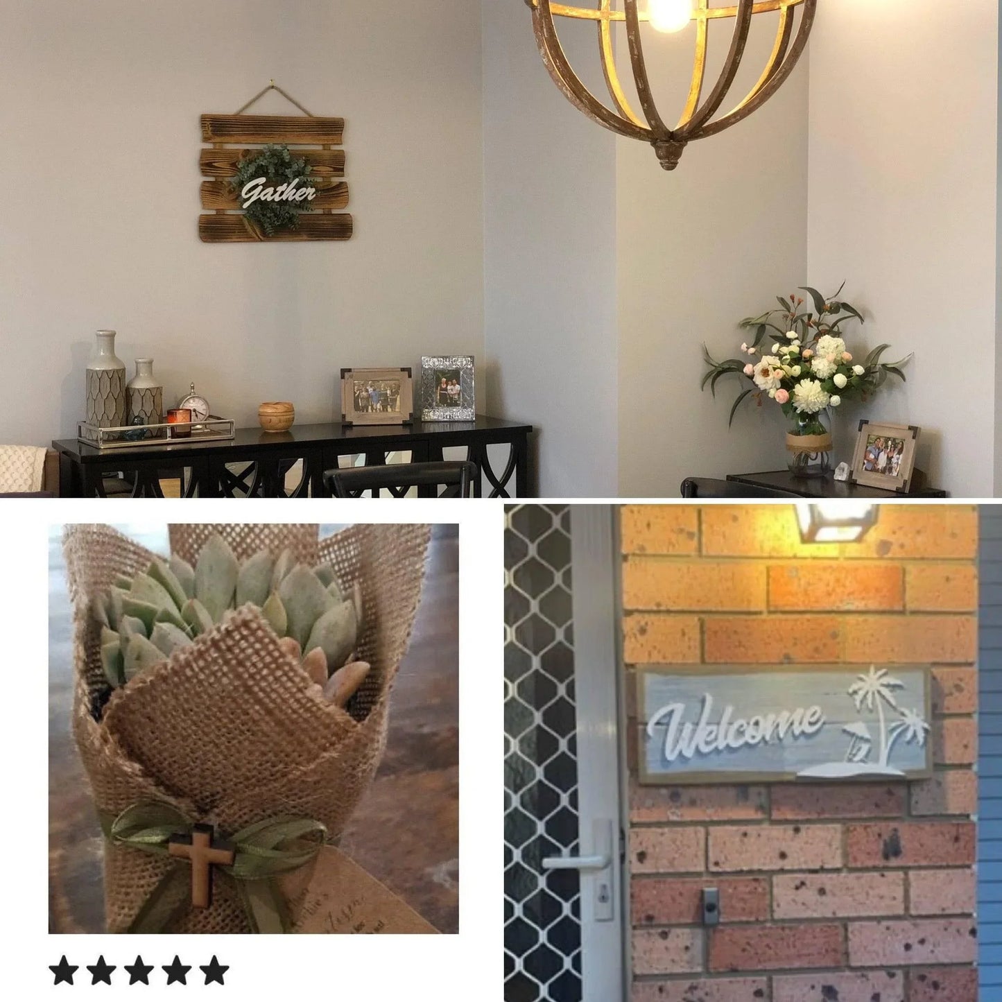 Love Heart Word MDF Timber DIY Raw - The Renmy Store Homewares & Gifts