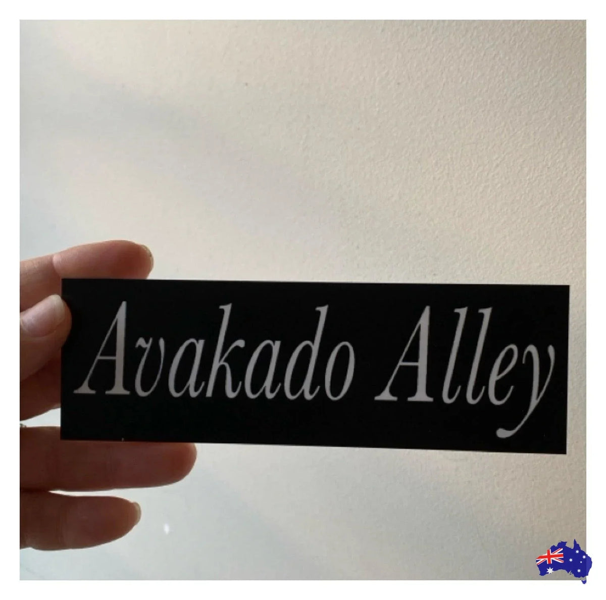 Black White Custom Personalised Outdoor Sign - The Renmy Store Homewares & Gifts
