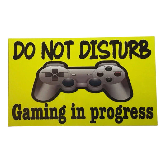 PlayStation Gaming In Progress Do Not Disturb Sign - The Renmy Store Homewares & Gifts