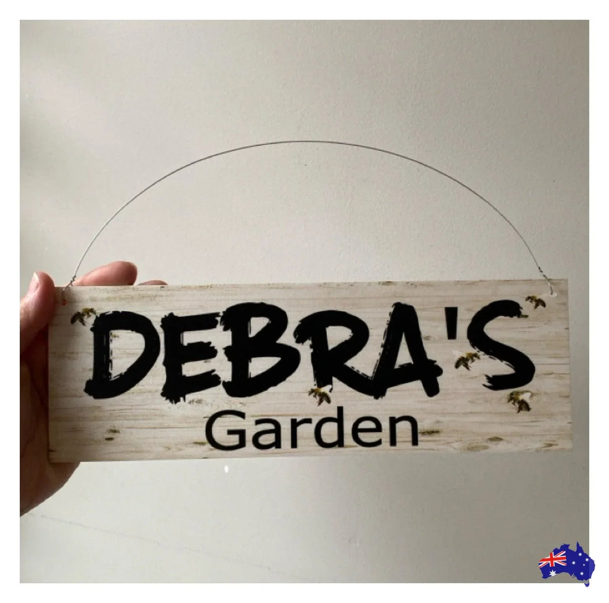 Custom Veggie Patch Garden Bees Sign - The Renmy Store Homewares & Gifts