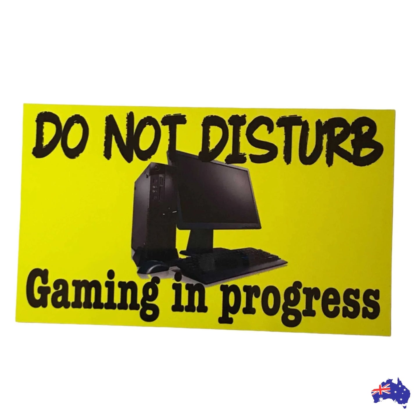 Computer Gaming In Progress Do Not Disturb Sign - The Renmy Store Homewares & Gifts