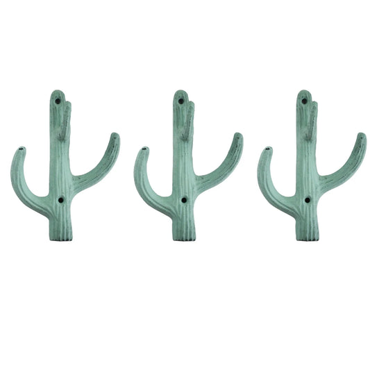 Hook Cactus Double Green Set of 3 - The Renmy Store Homewares & Gifts