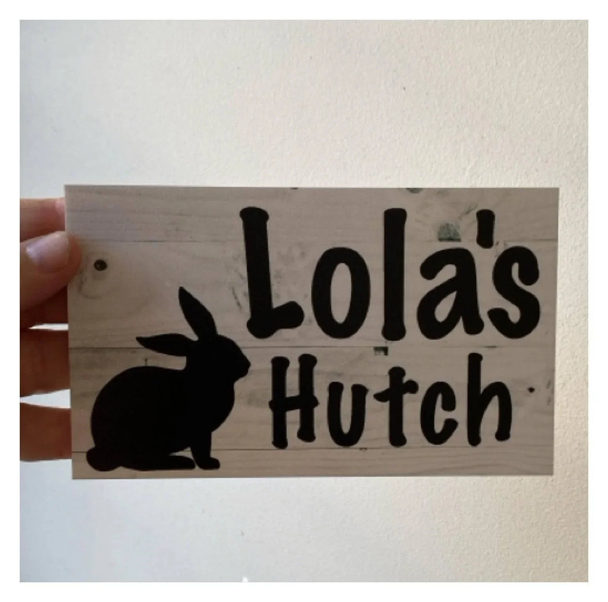 Rabbit Bunny Custom Personalised Sign - The Renmy Store Homewares & Gifts