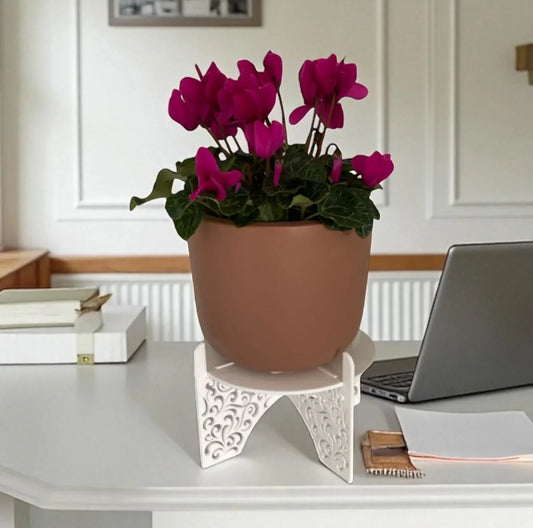 Plant Stand Decorative Vintage Elegance Black or White