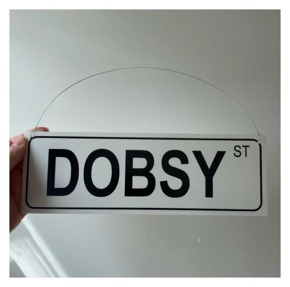 Street Grey Custom Personalised Sign - The Renmy Store Homewares & Gifts
