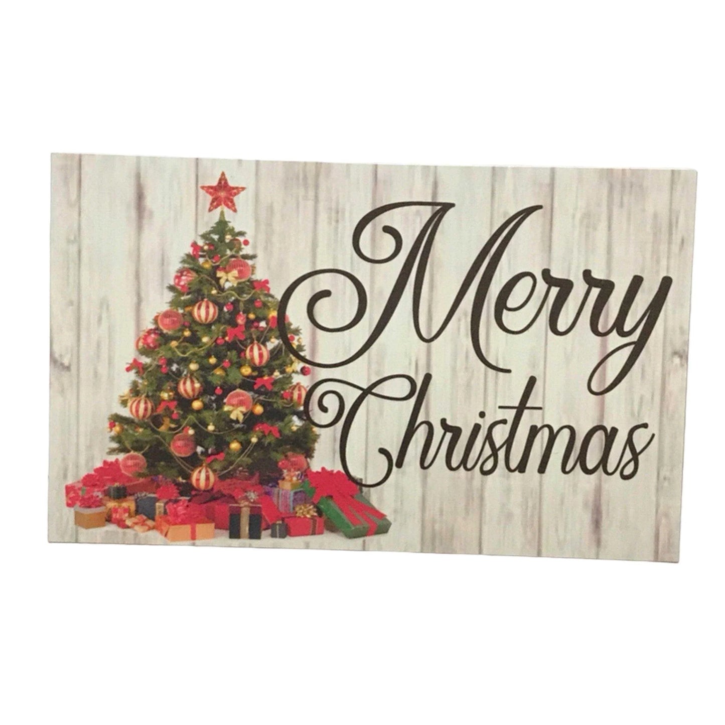 Merry Christmas with Tree Sign - The Renmy Store Homewares & Gifts
