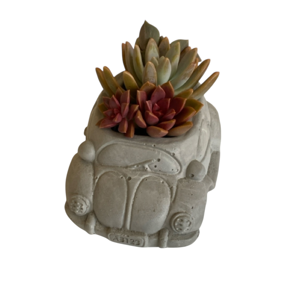 VW Beetle Car Planter Pot | Handmade Concrete Retro Quirky Gift Aussie Made