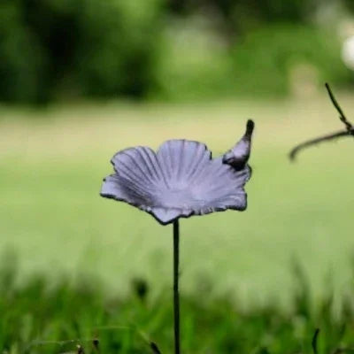 Bird Flower Feeder Water Cast Iron Garden Stake - The Renmy Store Homewares & Gifts
