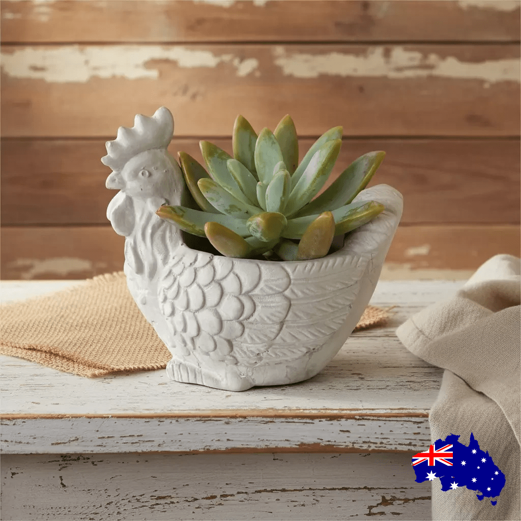 Pure Beeswax Chicken Rooster Candle Aussie Handmade