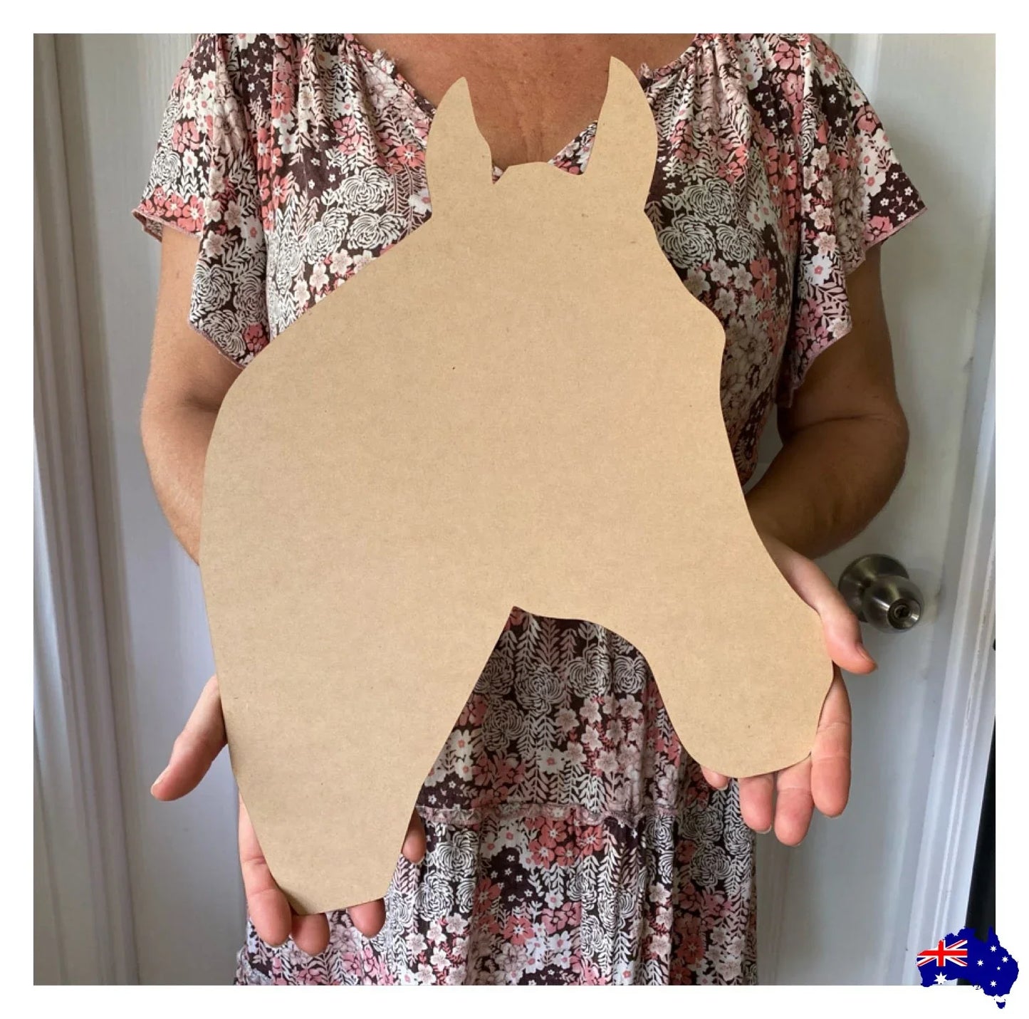 Horse Head Wooden MDF Acrylic Metal Steel Laser Cut Shape - The Renmy Store Homewares & Gifts