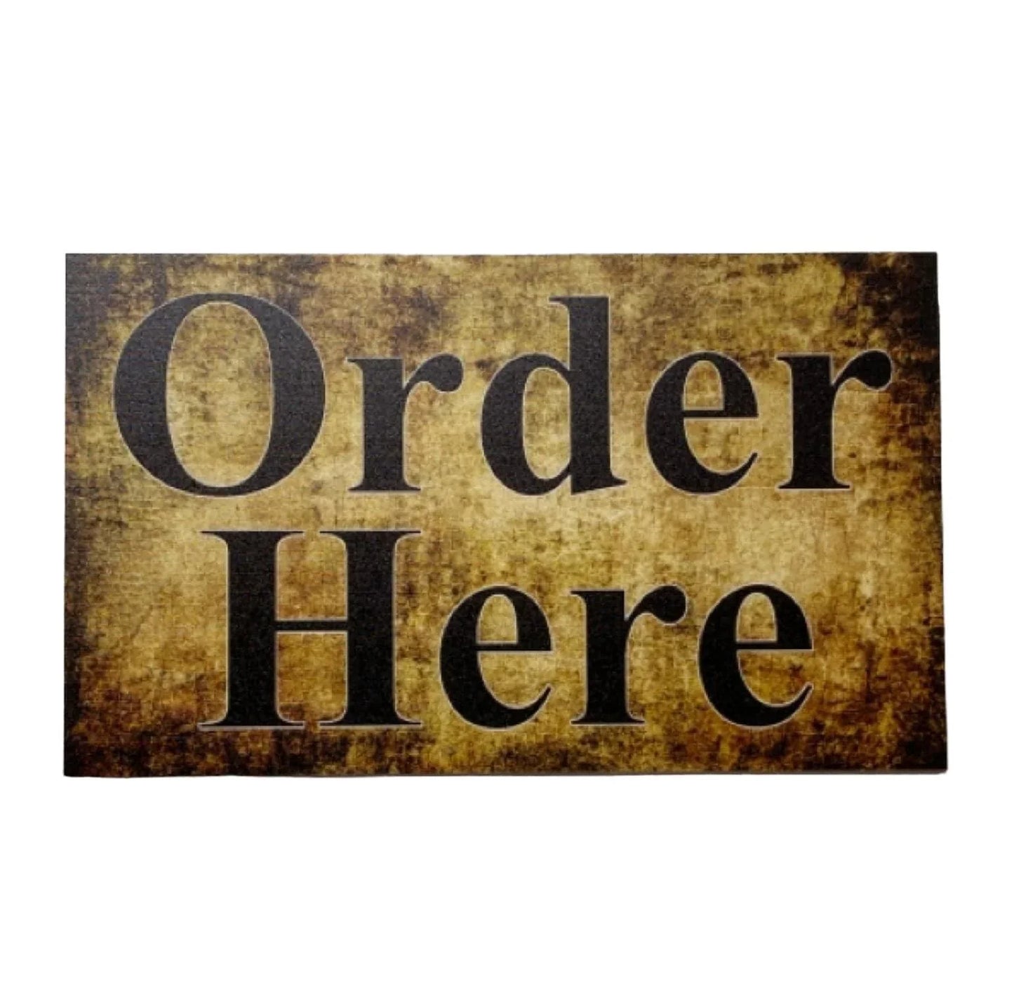 Order Here Café Business Restaurant Vintage Antique Sign - The Renmy Store Homewares & Gifts