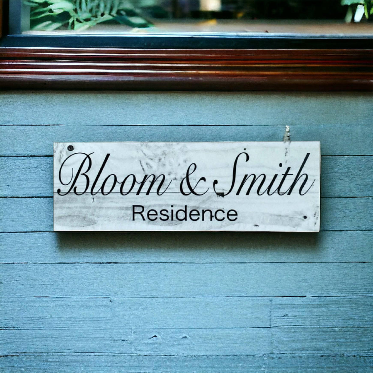 Family Residence Custom Personalised House Rustic Sign - The Renmy Store Homewares & Gifts