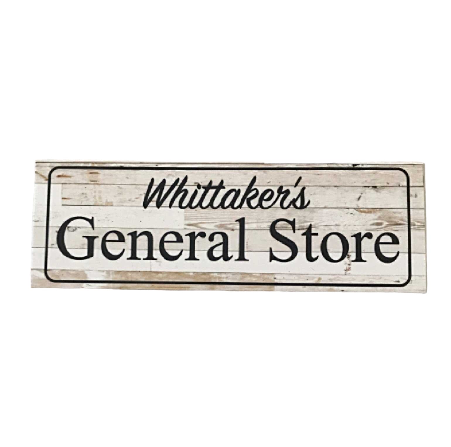 General Store Pantry Name Custom Personalised Sign - The Renmy Store Homewares & Gifts 