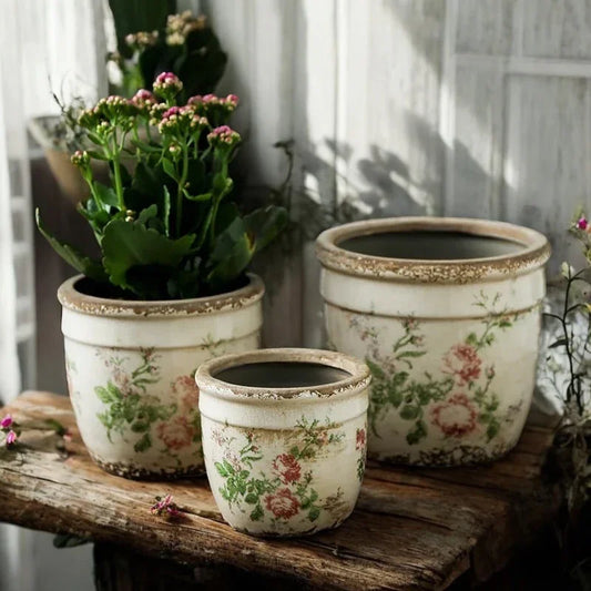 Pot Planter French Provincial Rose Pink - The Renmy Store Homewares & Gifts