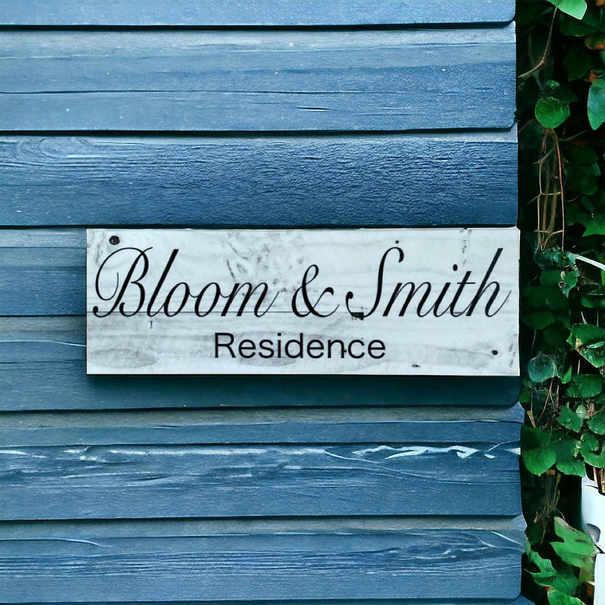 Family Residence Custom Personalised House Rustic Sign - The Renmy Store Homewares & Gifts