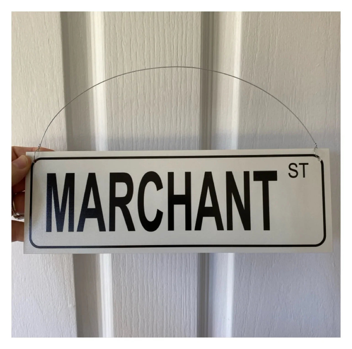 Street Grey Custom Personalised Sign - The Renmy Store Homewares & Gifts