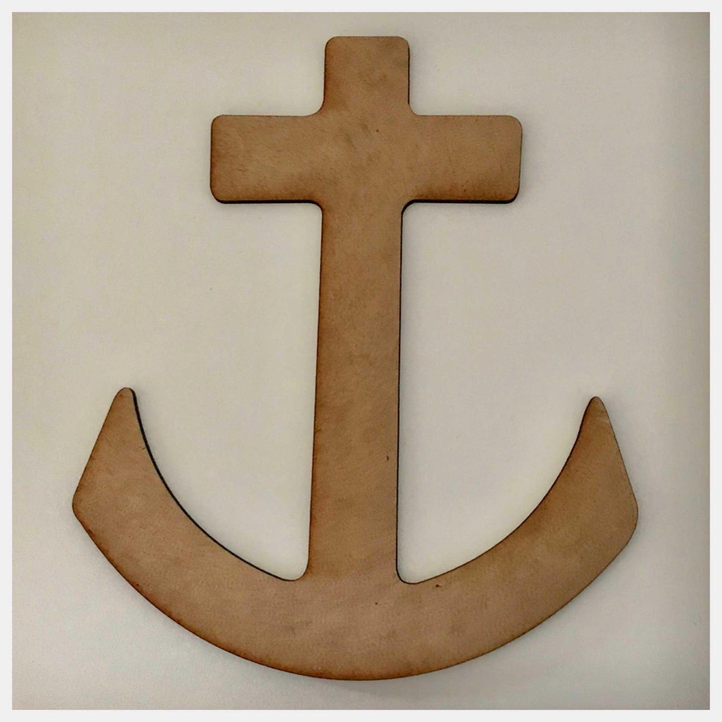 Cross Anchor MDF Shape DIY Raw Cut Out Art Craft Decor - The Renmy Store Homewares & Gifts