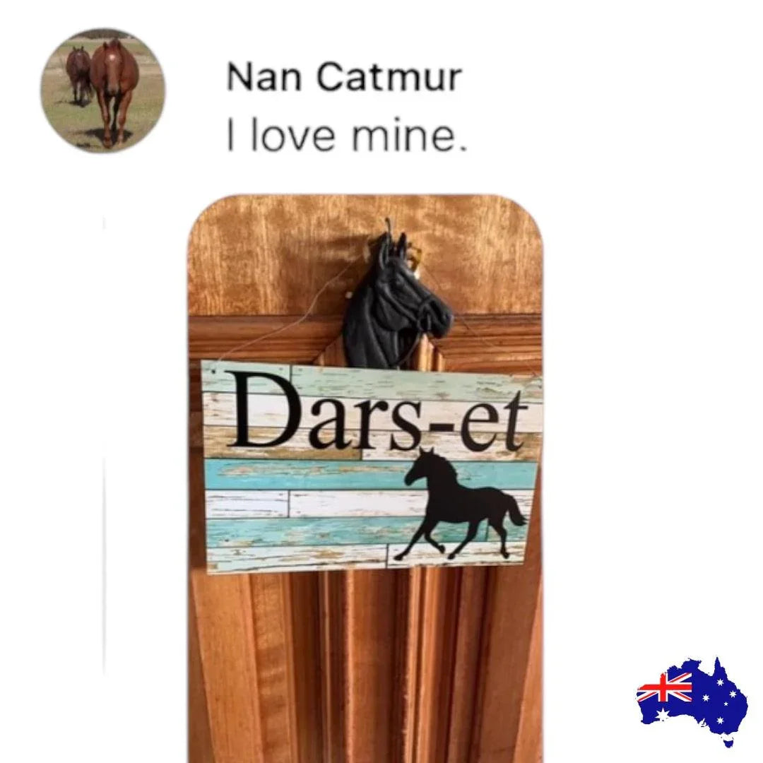 Horse Custom Personalised Sign - The Renmy Store Homewares & Gifts