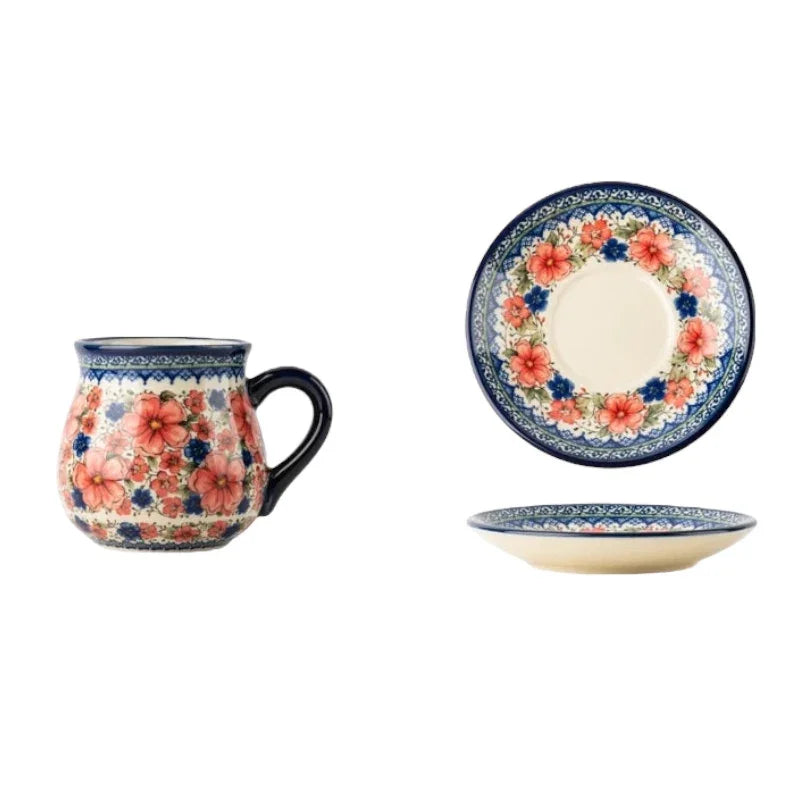 Cup Saucer Set Cottage Garden Floral - The Renmy Store Homewares & Gifts