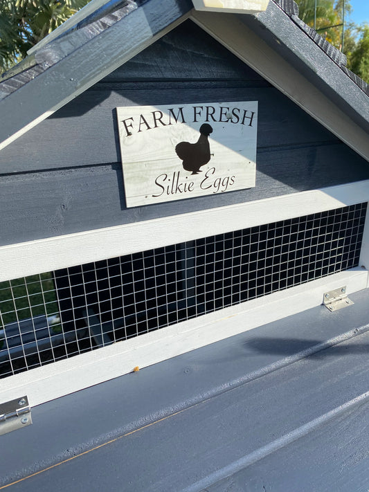 Farm Fresh Silkie Eggs Sign - The Renmy Store Homewares & Gifts
