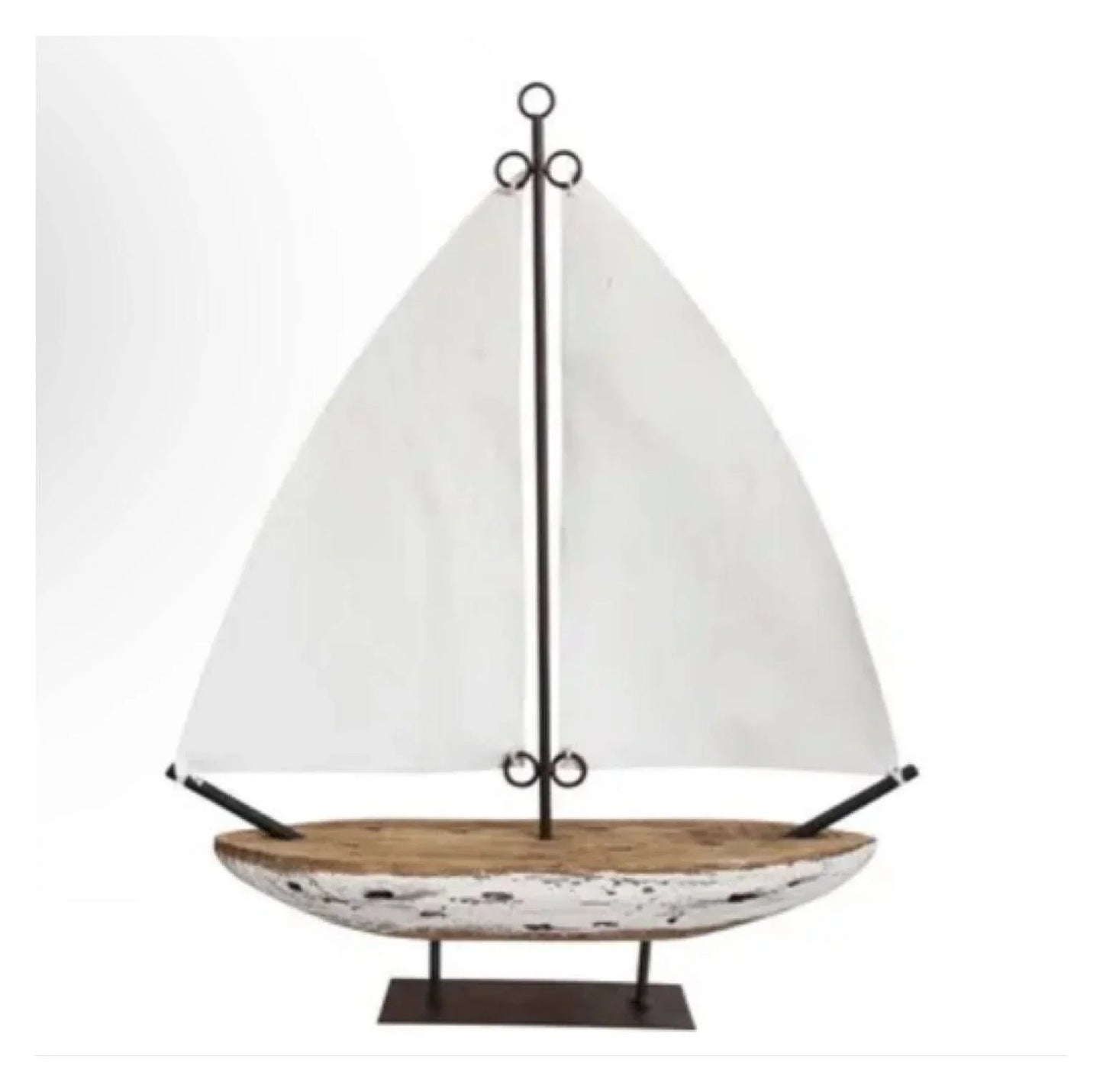 Sailing Boat Nautical Natural Coastal - The Renmy Store Homewares & Gifts
