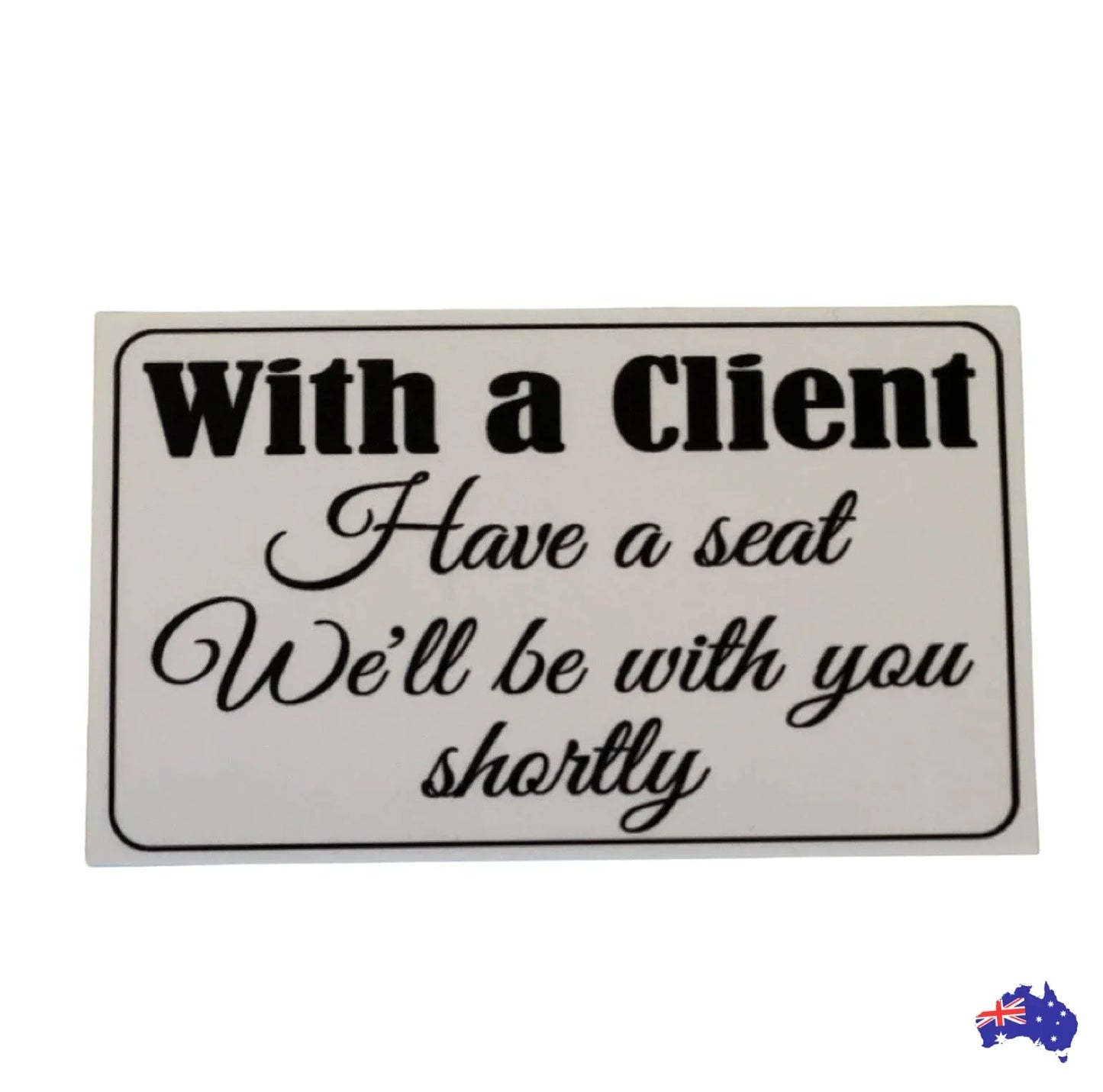 Busy Have A Seat Treatment Practitioner Business Sign - The Renmy Store Homewares & Gifts